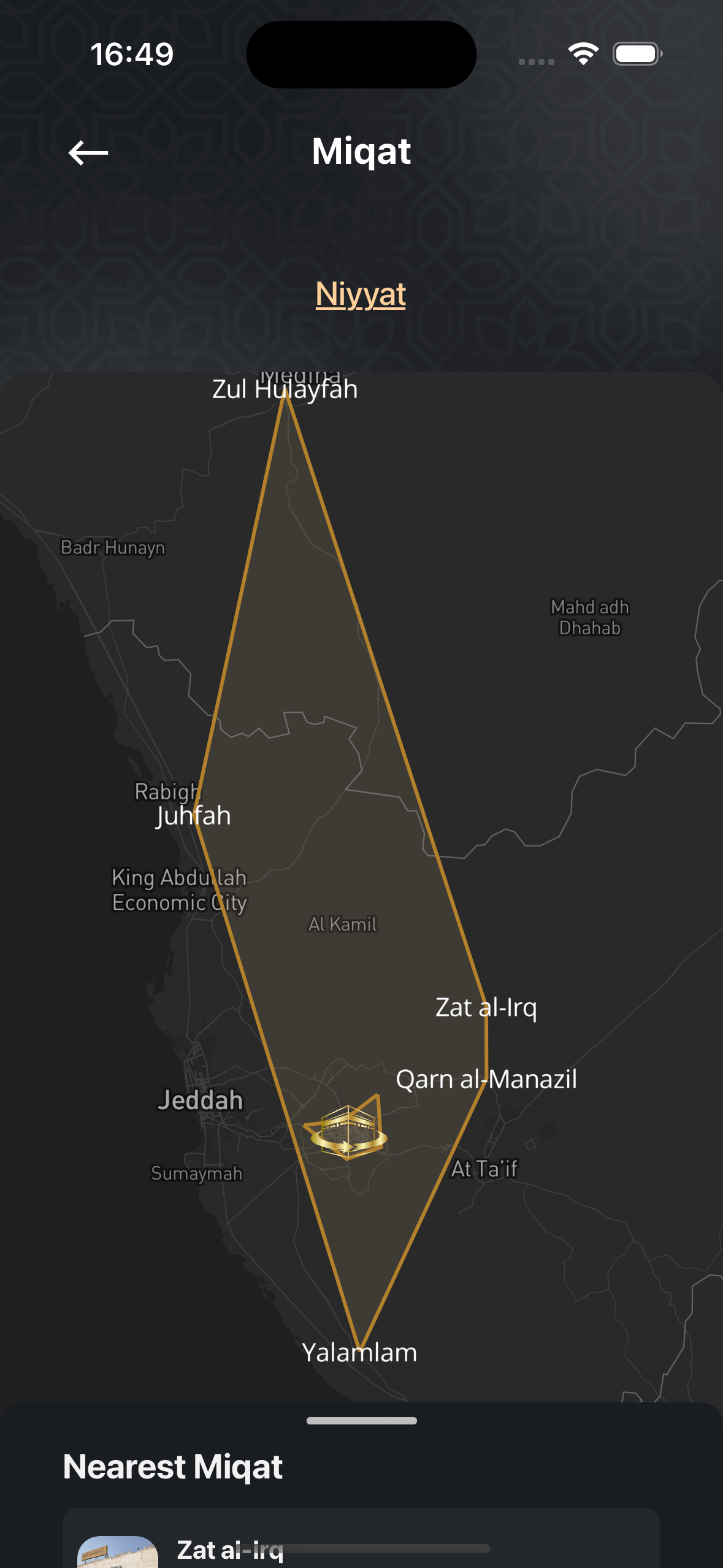 Musafir Map View